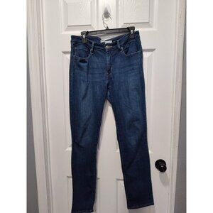 Women’s Levi Jeans‎ Size 10 Classic Mid Rise Skinny Jeans Dark Wash